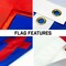 G128 Combo Pack: 16 Ft Telescoping Aluminum Flagpole (Silver) & Christian Flag 3x5 Ft, ToughWeave Series Embroidered 300D Polyester | Pole with Flag Included